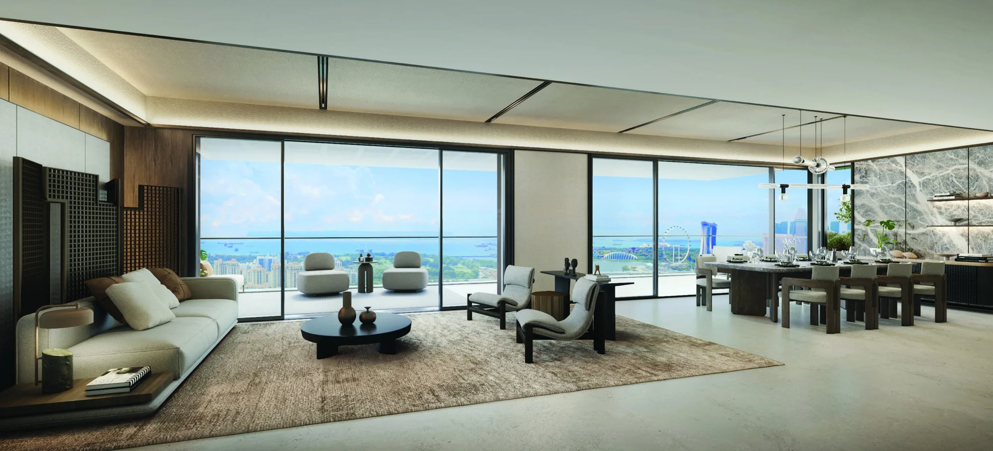 Aurea Sky Villa interior artist impression